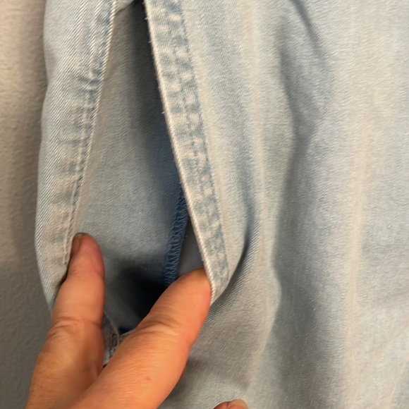 Saint Morta Light Wash Distressed Denim Joggers size M - Picture 2 of 6